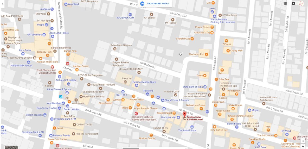 Roseline Suites Бангалор Екстериор снимка